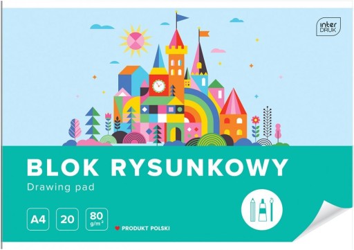 INTERPRINT VÝKRESOVÝ BLOK A4 20 listov biely x3