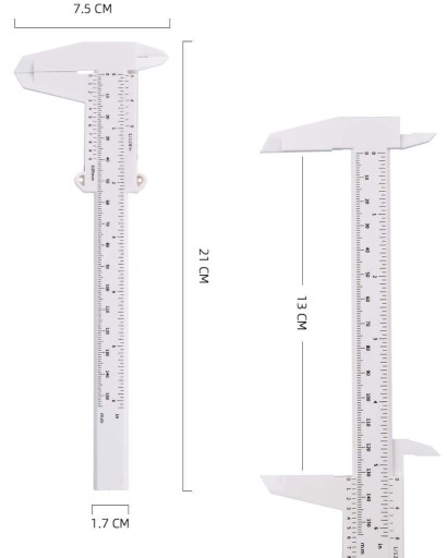KALIPER OBOČIA GEOMETRIA OBOČIA VEĽKÁ 15CM OMER