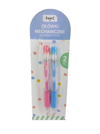 Mechanické ceruzky 2 ks. 0,7 mm Pink Blue Kayet
