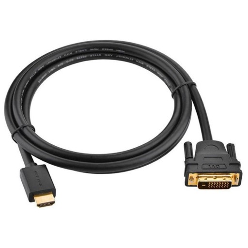 UGREEN KÁBLOVÝ ROZBOČ DVI 24+1 PIN MUŽE-HDMI MALE ADAPTÉR FHD 60Hz 1,5M