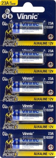 5x BATÉRIA 12V VINNIC L1028 F 23 A A23 1028 MN21