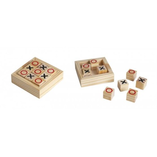HRA TIC-TAC-TOE DREVENÉ STRATEGICKÉ MYSLIE HRA DREVENÉ BLOKY