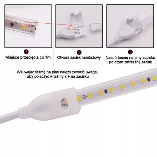 Stabilizátor napájania pre LED pásy 230V SMD 2835