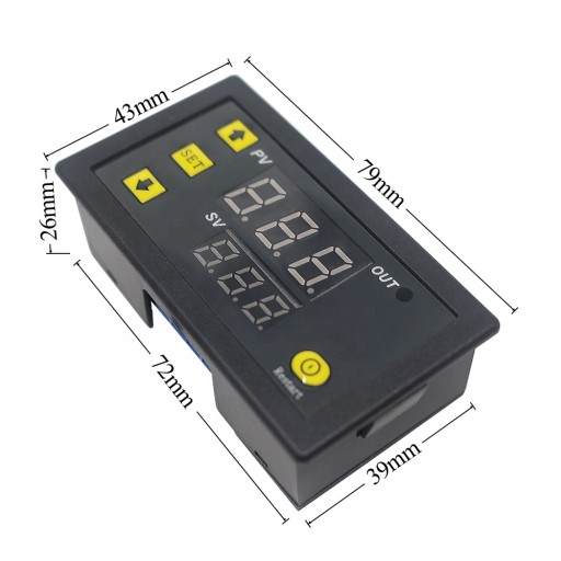 REGULÁTOR TEPLOTY ELEKTRONICKÝ TERMOSTAT 220V