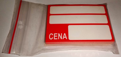 Kartónové etikety Cenovky 7 cm x 5 cm 20 kusov