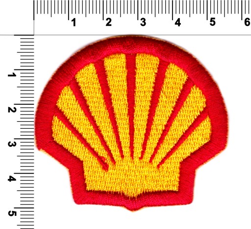 Vyšívaná termo lepiaca náplasť SHELL