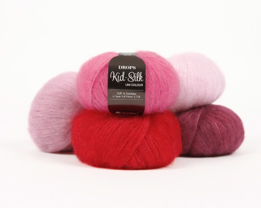 Drops Kid-Silk mohér hodvábne ecru (01)