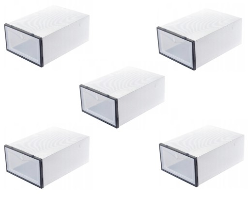 BOX ORGANIZÁTOR NÁDOB NA OBUV S KLAPOU NA ŠATNÍK 30,5x21x12,5 cm
