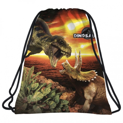 Školská taška na topánky Dinosaurus pre chlapca