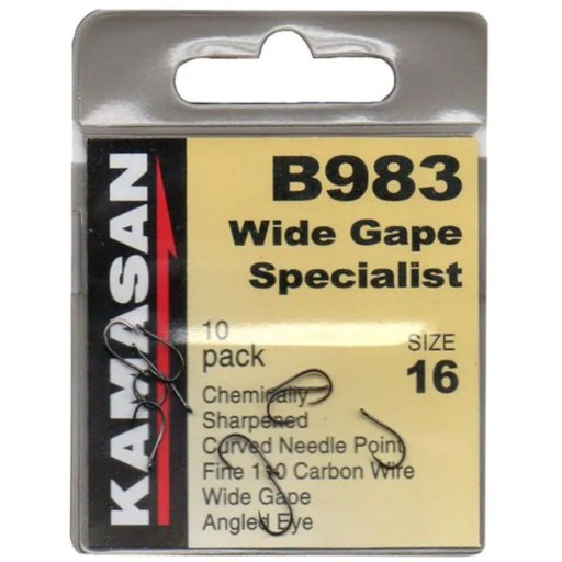 Kamasan B983 Barbed Eyed Barbed Háčiky č.10