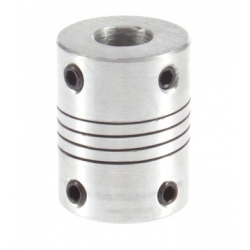 Flexibilná CNC spojka bez vôle - 6,35x10 mm a