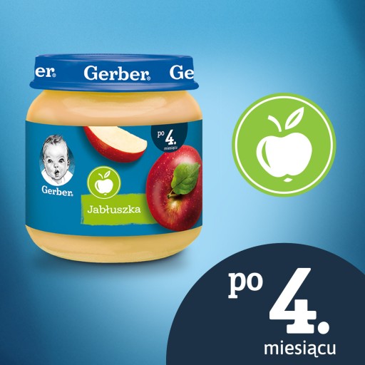 GERBER jablkový dezert 125g