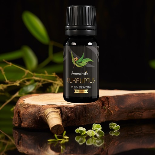 EUCALYPTUS Esenciálny olej Z INDIE 10ml 100% Aromaterapia Prírodná nádcha