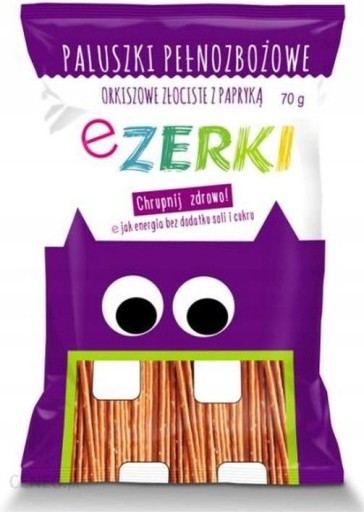EZERKI zlaté špaldové tyčinky s paprikou