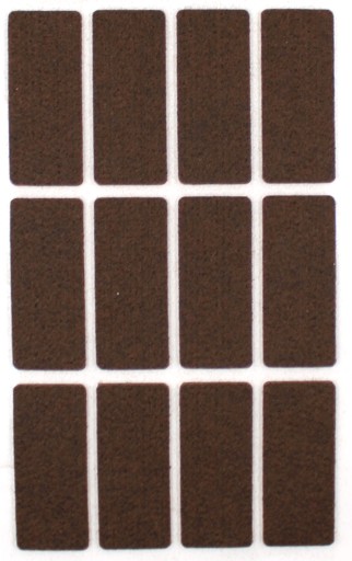 STAROSTLIVOSŤ O PODLAHU samolepiace plsti 25 x 60 mm HNEDÁ