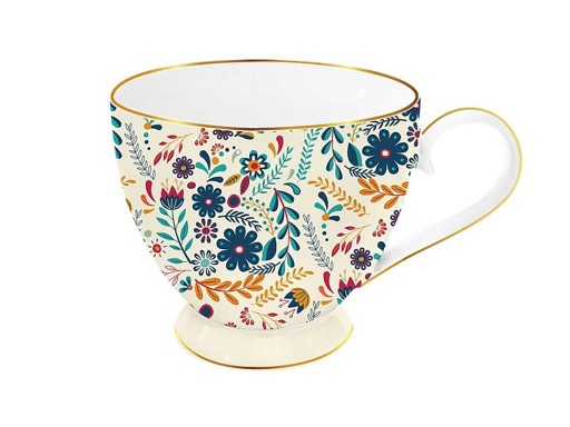 Porcelánový hrnček Florina Ville na stopke, 400 ml
