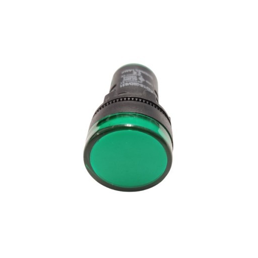 Signálna lampa 22mm zelená LED 400V AC F22-F22-AD16-22D-G