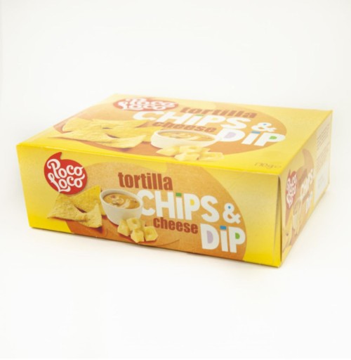 NACHO BOX Slaná nachos & syrová omáčka 170 g