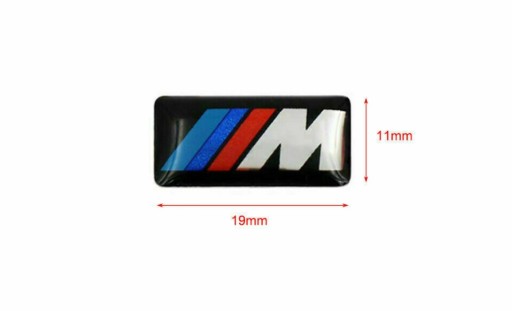 Nálepka ///M 19x11 mm BMW Samolepiaca