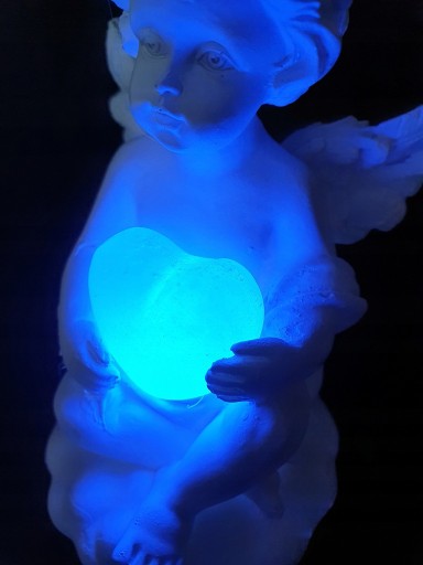 ANJEL SO SRDCOM ANJEL LED VLOŽKA FÓRKA PREPÍNAČ