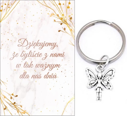 ĎAKUJEME HOSTOM DARČEK SVADOBNÝ ANJEL KĽÚČOVKA SPOMIENKY