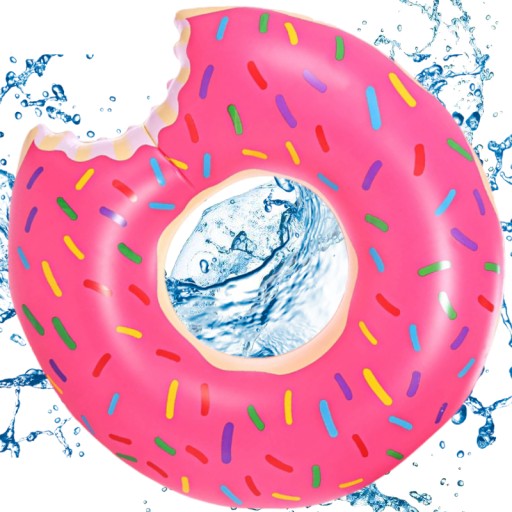 NAFUKOVACÍ KOLESOVÝ VODNÝ BOD PRE DETI, DOSPELÝCH, DONUT MATRAC