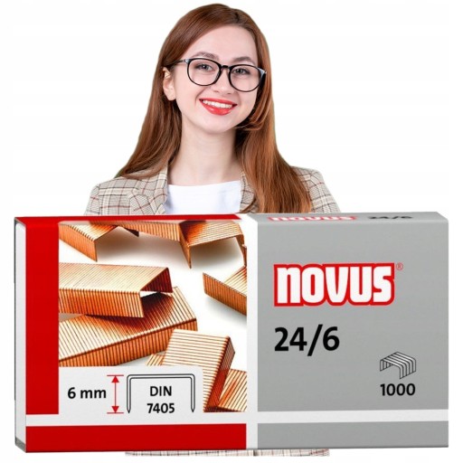 NOVUS OFFICE DODÁVA ZOŠÍVAčky KANCELÁRSKEHO PAPIERA
