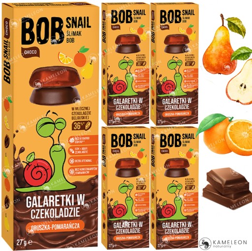 Bob Slimák Slimák Bob Hruška Pomaranč v káre 27g