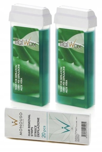 Depilácia 2x vosk ItalWax ALOE plus pásiky ZDARMA
