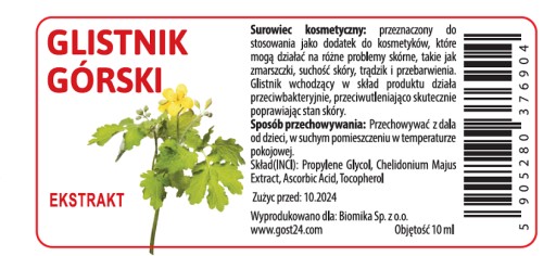 EXTRAKT WARCLES Vlaštovičník JEDNOTLIVÝ S PIPETOU ORIGINAL SILNÝ 10ml