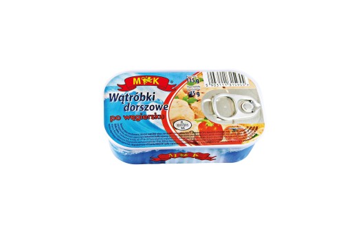 Pečeň z tresky na maďarský spôsob 115g MK