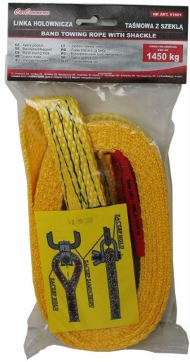 Ťažné lano 4m 1,5t Ťažný popruh Shackle