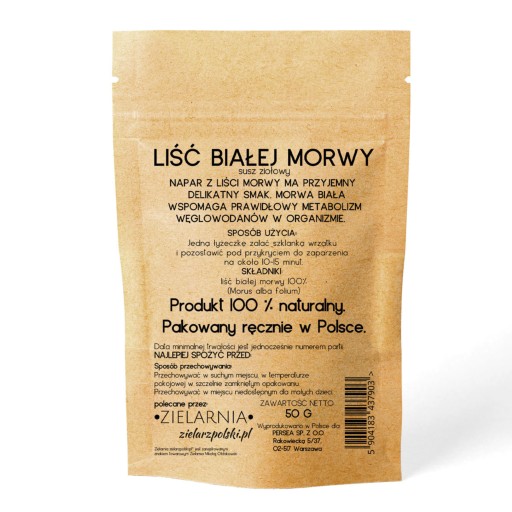 LIST MORUŠE BIELEJ 100% sušené listy MORUŠE BIELEJ