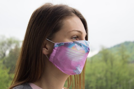 Bavlnená streetwearová maska, 2-vrstvová
