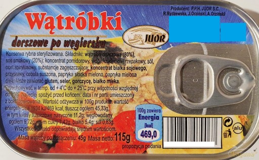 MAĎARSKÁ PEČEŇ TRESKEJ 115G