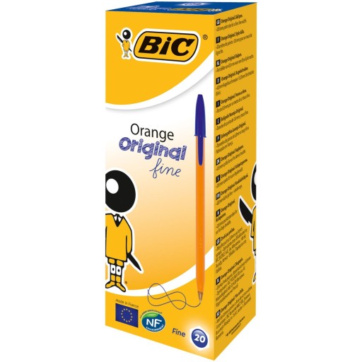 BIC Orange Original Jemné modré guľôčkové pero