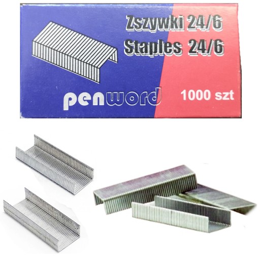 Spony na perá 24/6 1000 ks