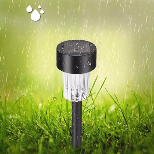 Solárne svietidlo LED GARDEN POST Čierna