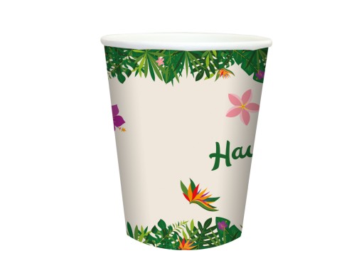 Hawaii Party Hawaii narodeninové poháre 250ml 6 ks