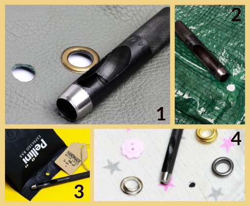 Strihač na plachty a bannery 12 mm pod očkami. F.V