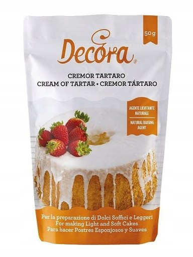 Krém z vínneho kameňa vínan draselný 50g DECORA