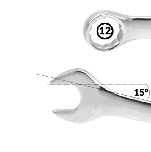 BASS CRV KOMBINOVANÝ KĽÚČ 18mm