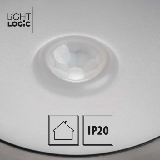 LED podskrinkové svietidlo LL URUM NL, okrúhle, pohybový senzor, magnet, batérie