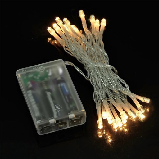 40 LED SVIETIDIEL, OZDOBNÉ VIANOČNÉ STROMČEKY ICILS, DRÔT