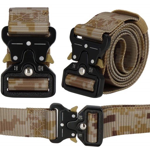 VOJENSKÝ TAKTICKÝ OPASOK na nohavice SURVIVAL vojenský opasok QR BUCKLE silná