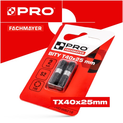 NÁRAZOVÉ HROTY ÚRAZOVÝ BIT SILNÝ SKRUTKOVACÍ BIT TX40 25 MM