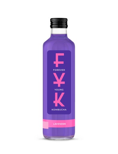 Kombucha Levanduľa 0,25l Forever Young FYK nápoj
