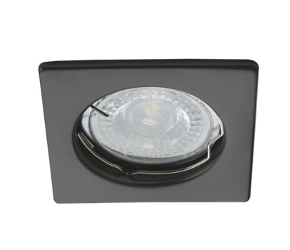 KANLUX LED stropné bodové halogénové svietidlo ALOR 10W GU10 čierne