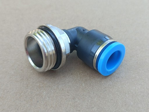 Uhlový pneumatický zásuvný konektor fi 10mm závit 1/2