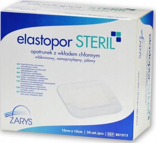 Elastopor STERIL 10cmx12cm Obväz sterilný 30 ks